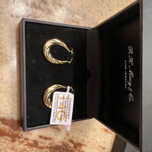 Macy's Gold Hoop Earrings